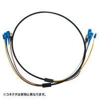 サンワサプライ 防水ロバスト光ファイバケーブル 20m ブラック HKB-LCLCWPRB1-20（直送品）
