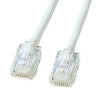 サンワサプライ INS1500（ISDN）ケーブル 3m ホワイト KB-INS10173-3N（直送品）