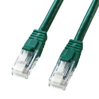 サンワサプライ つめ折れ防止カテゴリ6LANケーブル 3m  グリーン KB-T6TS-03G（直送品）