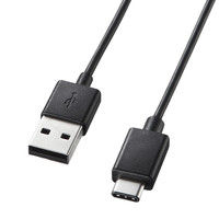 サンワサプライ Type C USB2.0標準ケーブル Aオス-Type-Cオス ブラック 0.5m KU-CA05 1本（直送品）