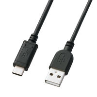 USB Type-Cケーブル　USB-A（オス）USB-C（オス）　0.5m　USB2.0　KU-CA05K　サンワサプライ　1本