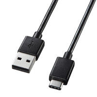 サンワサプライ Type C USB2.0標準ケーブル Aオス-Type-Cオス ブラック 1.5m KU-CA15 1本（直送品）