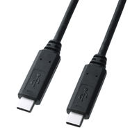 USB Type-Cケーブル　USB-C（オス）USB-C（オス）　1m　PD充電対応（100W）　USB2.0　KU-CCP510　サンワサプライ　1本