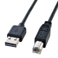 エレコム USBケーブル（USB2.0対応）A-Bタイプ 3m USB（A）[オス]-USB