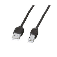 USBケーブル　USB-A（オス）USB-B（オス）　2m　USB2.0　KU-SLEC2K　サンワサプライ　1本
