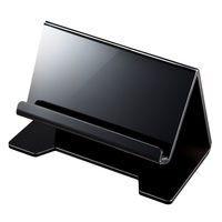 サンワサプライ タブレット・スマートフォン用デスクトップスタンド（ブラック） PDA-STN13BK 1個