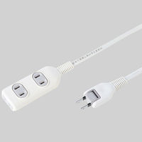 延長コード 電源タップ 1/2/3/5/10m 2P（ピン） 3個口 ライトグレー TAP-3W サンワサプライ