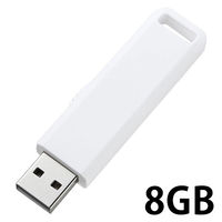 サンワサプライ USB2.0　メモリ UFD-SL8GWN 1個