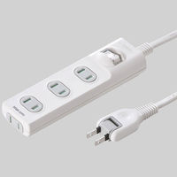 延長コード 電源タップ 3m 2P（ピン） 4個口 ホワイト TAP-TSH43SWN サンワサプライ 1個