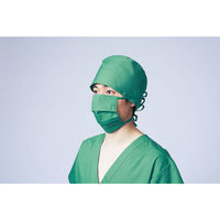 住商モンブラン 手術帽子 男性用 グリーン フリーサイズ 60-639 1枚（直送品）