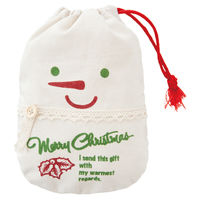 ヘッズ クリスマスカントリー雪だるま巾着バッグ-M XCY-KBM 1セット（30枚：10枚×3パック）（直送品）