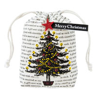 ヘッズ ホーリークリスマス巾着バッグ-M XHL-KBM 1セット（30枚：10枚×3パック）（直送品）