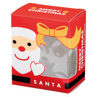 ヘッズ クリスマス窓付ボックス/サンタ-S XMS-GS 1セット（100枚：20枚×5パック）（直送品）
