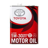 トヨタ自動車 トヨタ モーターオイル 5W30 4L 11034 1セット（6本入）（直送品）