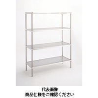 ステンレスパンチングキャニオンシェルフ SUSP 460ー1220ー1900 4ダン SUSP460-1220-1900-4 1台(1個)（直送品）