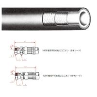 横浜ゴム 一般油圧ホース 2900mm 両端1004金具 L35ー12 L35-12-2900 1004+1004 1本(2.9m)（直送品）