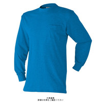 アタックベース 長袖Tシャツ ブルー M 6060ー15ー08ーM 6060-15-08-M 1枚（直送品）