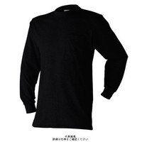 アタックベース 長袖Tシャツ ブラック L 6060ー15ー11ーL 1枚（直送品）