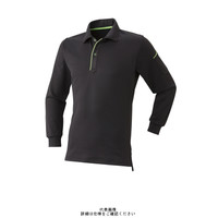 アタックベース マグマウォームポロシャツ ブラック L 451ー15ー11ーL 451-15-11-L 1枚（直送品）