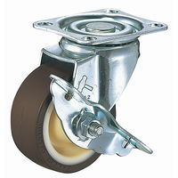 ハンマーキャスター 旋回式キャスター413S(ストッパー付)シリーズ 413SーPB65 1セット(4個)（直送品）