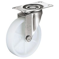 ハンマーキャスター SUS製軽量旋回式キャスター320E 320EーRN100 1セット(4個)（直送品）