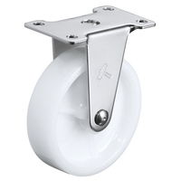 ハンマーキャスター SUS製軽量固定式キャスター320ERシリーズ 320ERーN75 1セット(4個)（直送品）