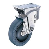 ハンマーキャスター（HAMMER CASTER） SUS製クッションキャスター固定式940SERシリーズ 940SER-FR100φ2.0mm（直送品）