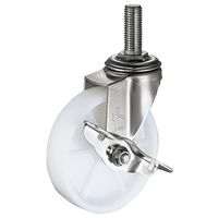 ハンマーキャスター SUS製ねじ込みキャスター320EA・315EAシリーズ 315EAーR125 1セット(4個)（直送品）