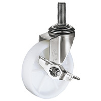 ハンマーキャスター SUS製ねじ込みキャスター320EA・315EAシリーズ 315EAーUR65 1セット(4個)（直送品）