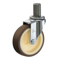 ハンマーキャスター 差込みキャスター旋回式420EKシリーズ 420EKーRDB125 1セット(4個)（直送品）