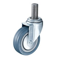 ハンマーキャスター 差込みキャスター旋回式420MKシリーズ 420MKーRB125 1セット(4個)（直送品）