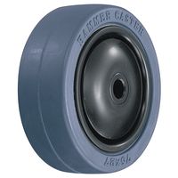 ハンマーキャスター ナイロンホイールゴム巻車輪ラジアルボールベアリング入75mm434SーFR75 434SーFR75 1セット(4個)（直送品）