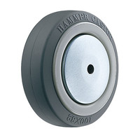 ナイロンホイール熱可塑性ウレタン巻車輪ラジアルボールベアリング入125mm434MーKUB125 434MーKUB125 1セット(4個)（直送品）