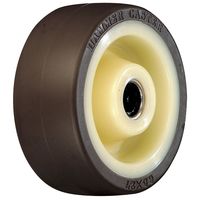 ナイロンホイール熱可塑性ウレタン巻車輪ローラーベアリング入125mm