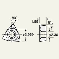 日研工作所 インサートチップ 3MPーE2(ST10P) 1セット(10個)（直送品）