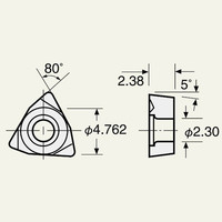 日研工作所 インサートチップ 4MPーE2(ST10P) 1セット(10個)（直送品）