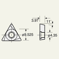 日研工作所 インサートチップ 10MPーE2(ST10P) 1セット(10個)（直送品）