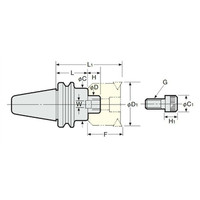 日研工作所 ショルダーカッタアーバ BT50-FMC32-75 1台（直送品）