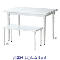 ストア・エキスプレス 木製テーブル ロクロ脚 ホワイト 小 2215-609（直送品）