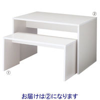 店研創意 木製コの字型ネストテーブル