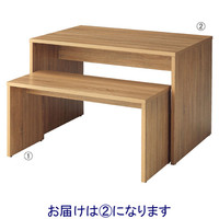 店研創意 木製コの字型ネストテーブル