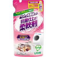 ペットの布製品専用 洗濯 抗菌仕上げ柔軟剤 詰め替え 300g 1個 ライオンペット