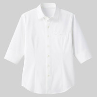 男女兼用シャツ半袖 S ホワイト ET1322-0001 サーヴォ（旧サンペックスイスト）（直送品）