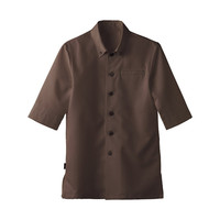 サーヴォ（旧サンペックスイスト） 男女兼用シャツ半袖 ET7728 ブラウン