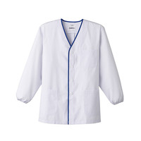 男性用デザイン白衣 S ホワイト FA346-0001 1着 サーヴォ（旧サンペックスイスト）（直送品）