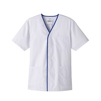 男性用デザイン白衣 L ホワイト FA347-0003 サーヴォ（旧サンペックスイスト）（直送品）