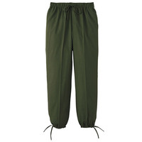 男女兼用作務衣パンツ S グリーン H2098-0001 1着 サーヴォ（旧サンペックスイスト）（直送品）