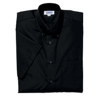 男女兼用半袖シャツ L ブラック Y5811-0003 1着 サーヴォ（旧サンペックスイスト）（直送品）
