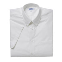 男女兼用半袖シャツ 3L オフホワイト Y5815-0006 1着 サーヴォ（旧サンペックスイスト）（直送品）