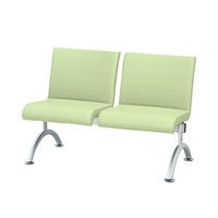 アイリスチトセ 【軒先渡し】エルレスト レギュラー 2人掛け アーチ脚 グリーン CLRB-A2-UP8679 1脚（直送品）